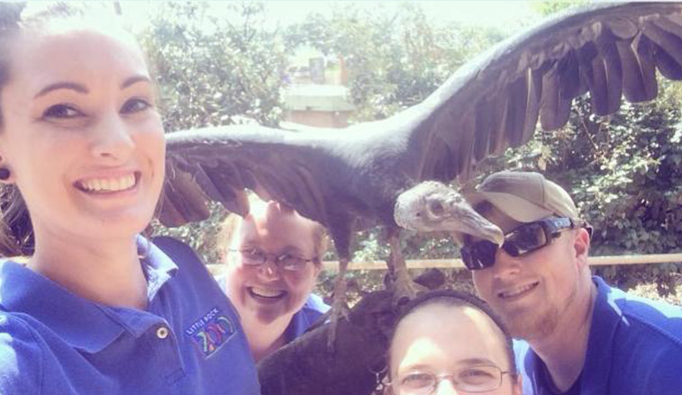 La carrière d’un étudiant de la SRU prend son envol au zoo de Little Rock