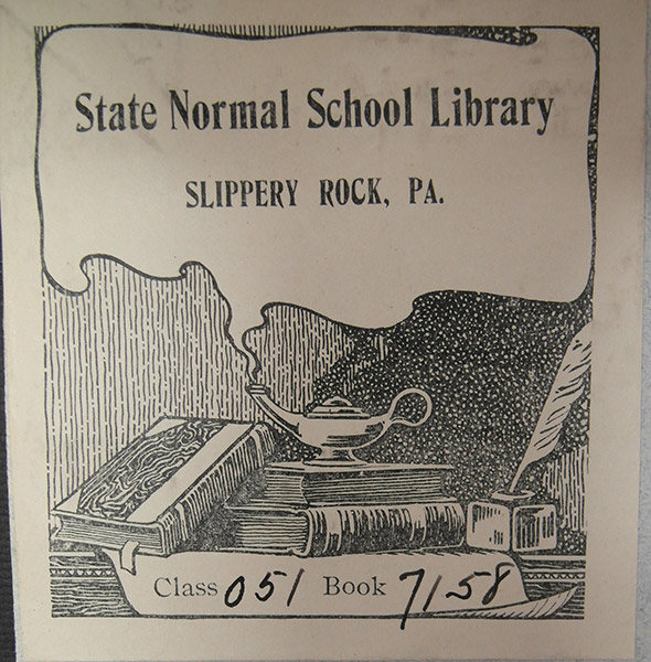 State Normal School Bookplate