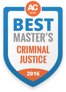 best master's criminal justice 2016 badge
