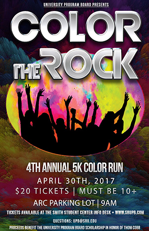 color run 5k poster