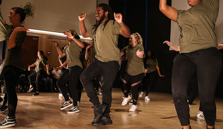 Jam Rock performs at Dancing With the SRU Stars