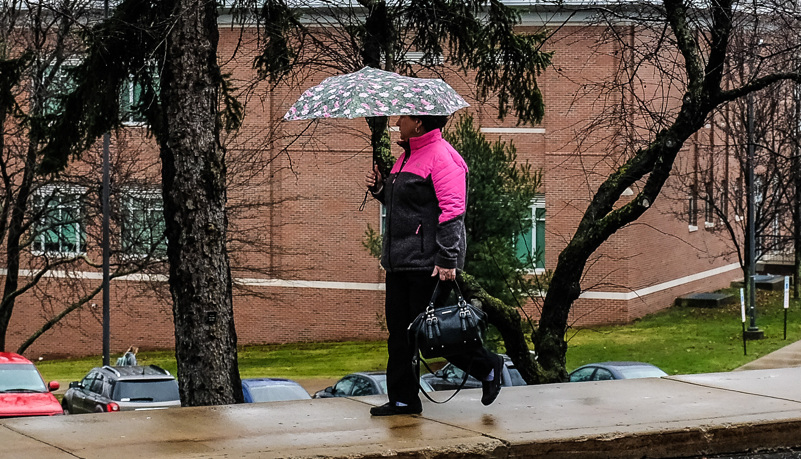 Woman with Umbrella