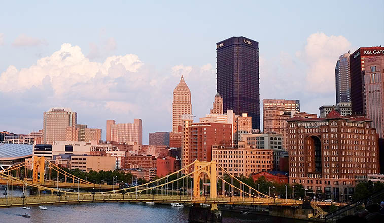 Pittsburgh City skyline
