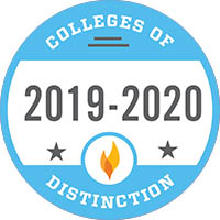 2019-2020 College of Distinction Badge