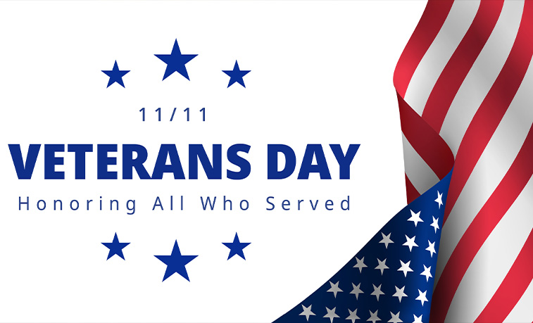 Veteran's Day is November 11th