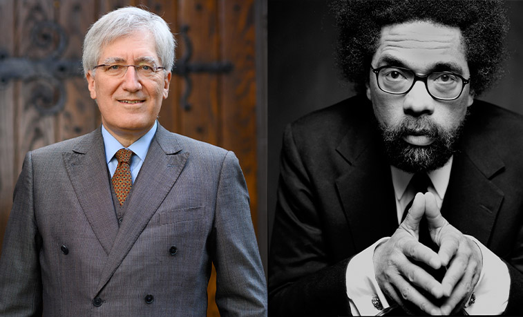 Guest speakers Robert George and Cornel West are coming to Slippery Rock University 