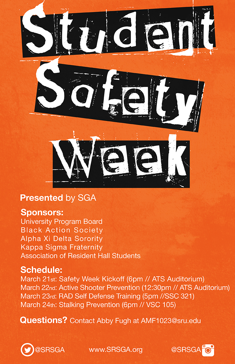 La SGA parraine la “Semaine de la sécurité des étudiants”