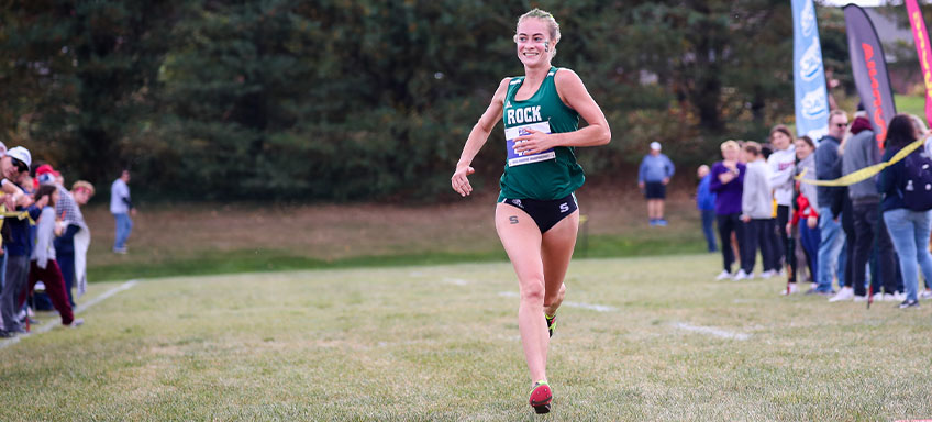 Student athlete running
