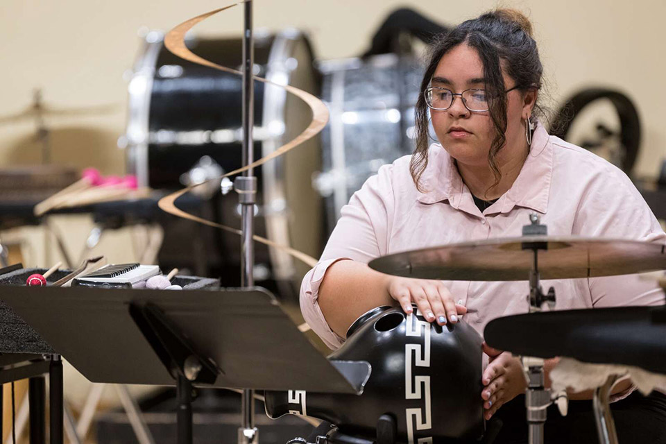 Percussion performance