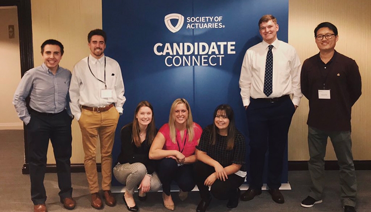 SRU Student at Candidate Connect Conference