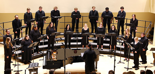 Chamber Singers performing