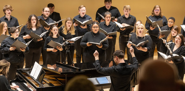 Concert Choir Performing