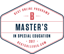 Best Online Masters in Special Education Badge