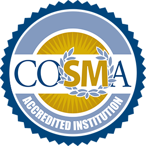 COSMA blue circle logo