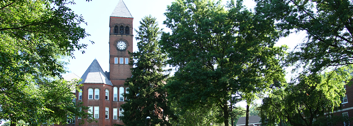 Distance shot of Old Main
