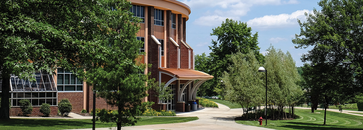 Vincent Hall with Trees