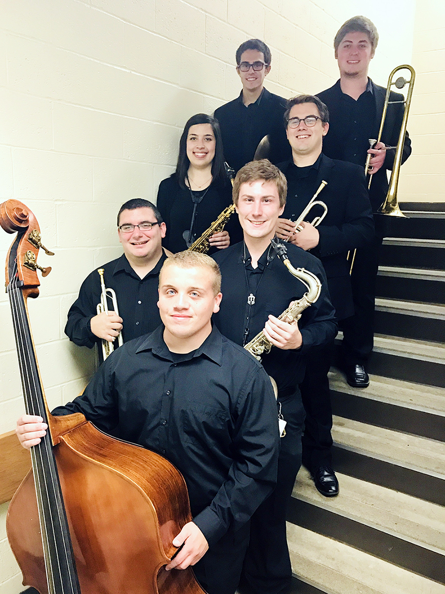SRU Jazz Ensemble members