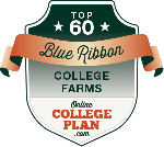 Top 60 Blue Ribbon College Farms badge