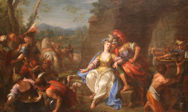 “Dido and Aeneas,” a Baroque period oil painting