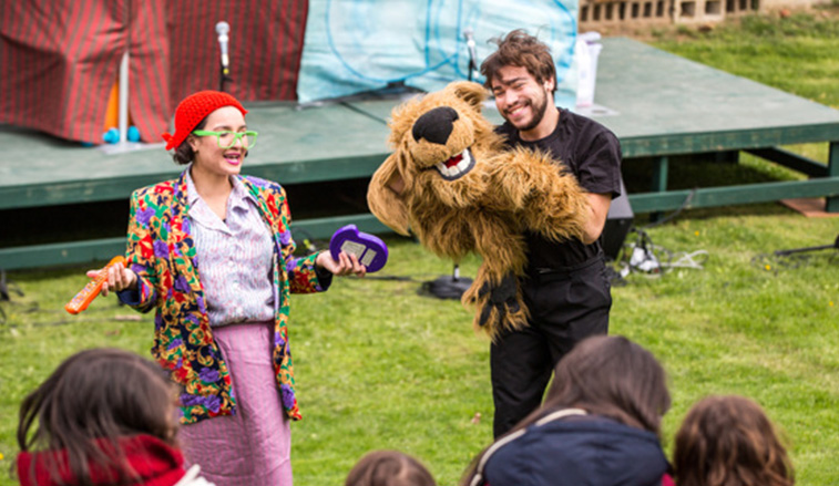 Performers at Childrens Day