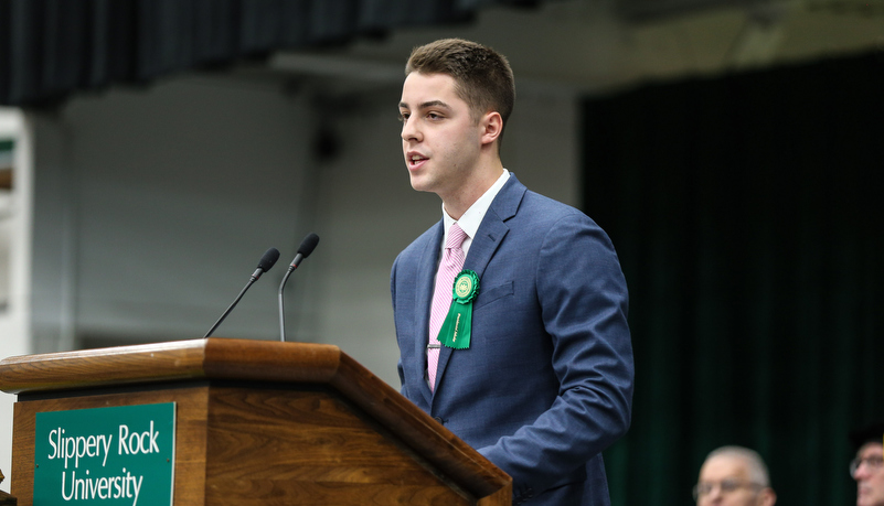 Student speaker