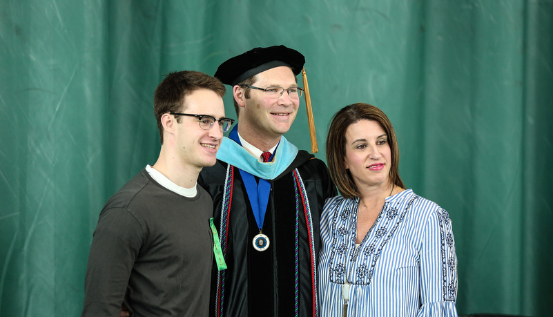 Student with parents