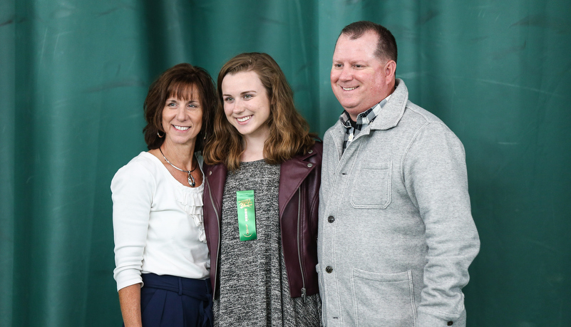 Student with parents