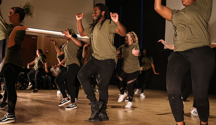 Jam Rock performs at Dancing With the SRU Stars