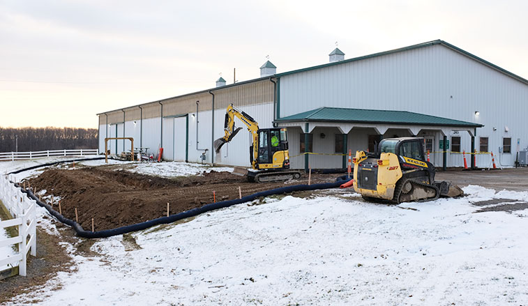 Storm Harbor construction underway