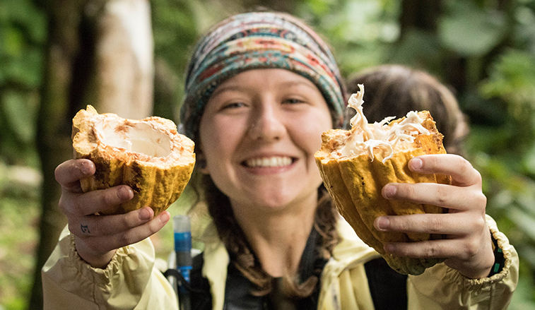 Student with a Cacao