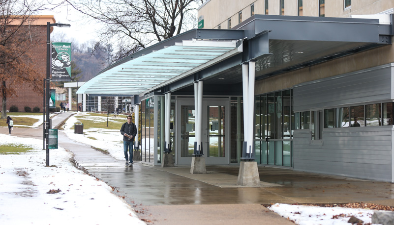 Library new enterance