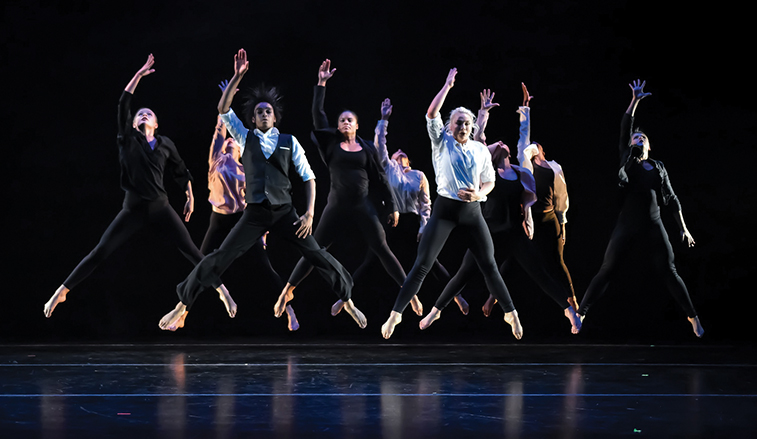 Dancers on stage