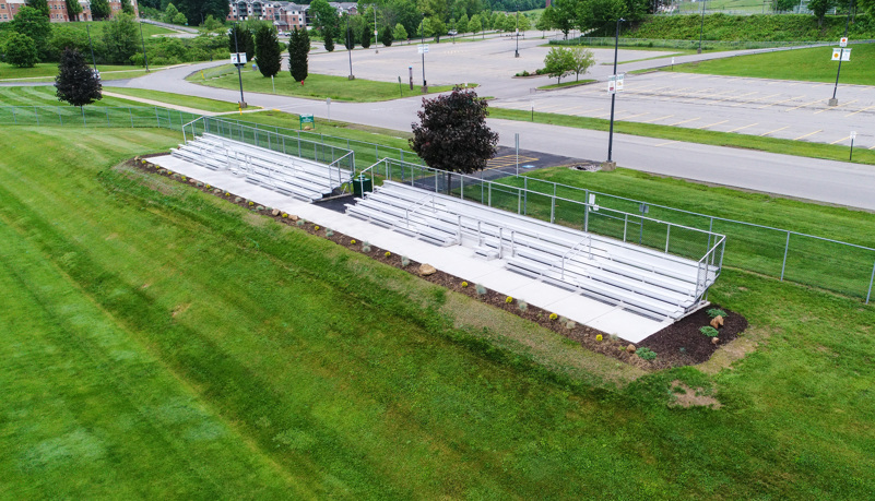 New bleachers