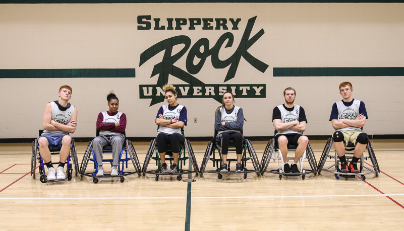 Championship Wheelchair Basketball Team