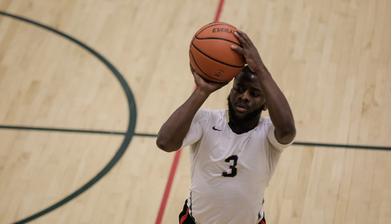 men playing basketball