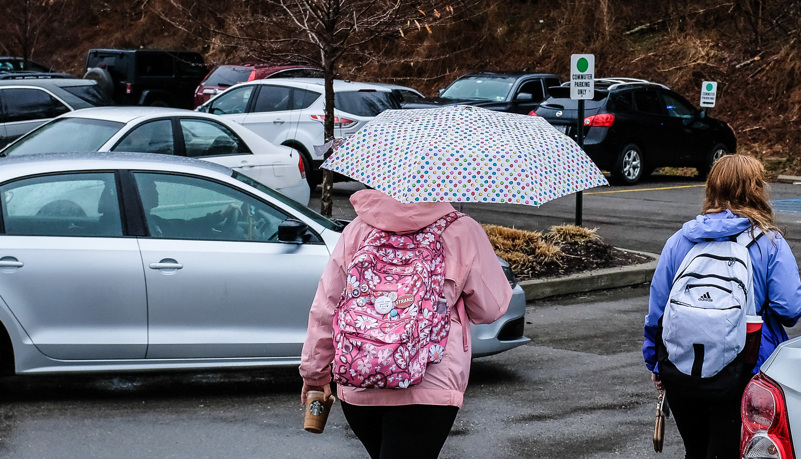 Woman with Umbrella