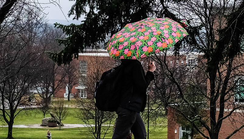 Woman with Umbrella