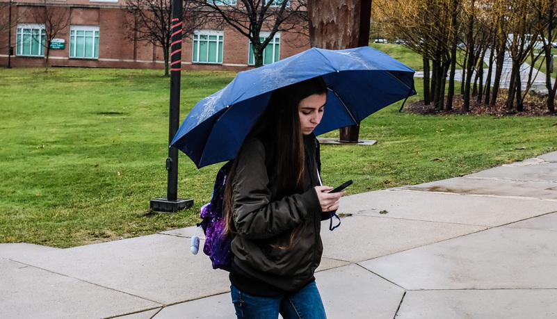 Woman with Umbrella