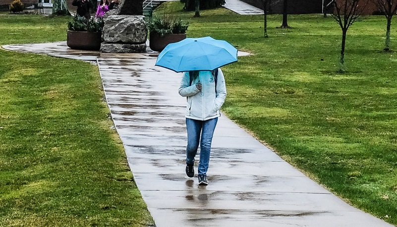 Woman with Umbrella