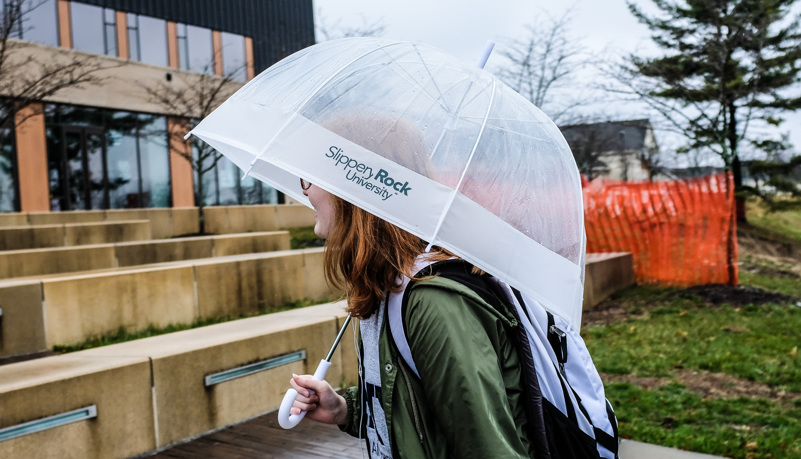 Woman with Umbrella