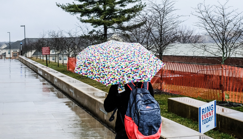 Woman with Umbrella