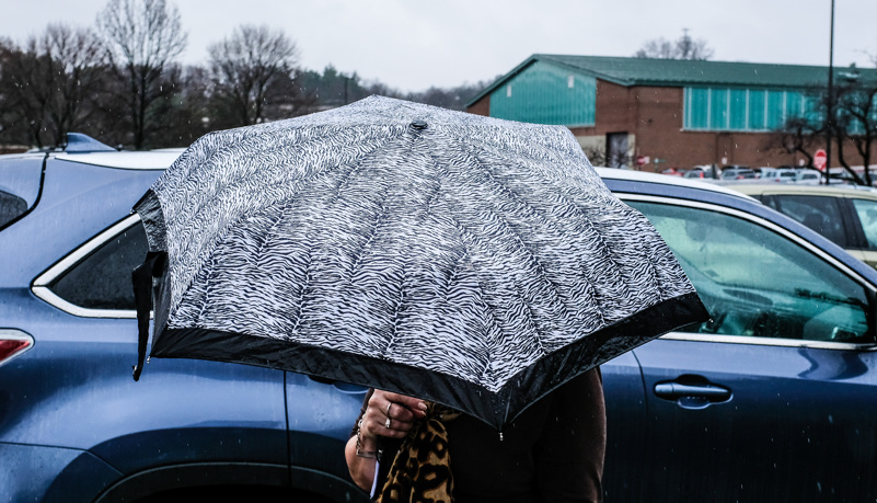 Woman with Umbrella