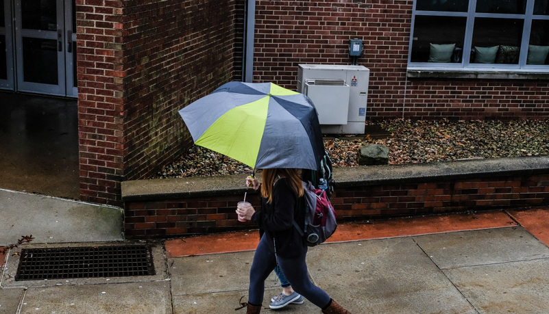 Woman with Umbrella