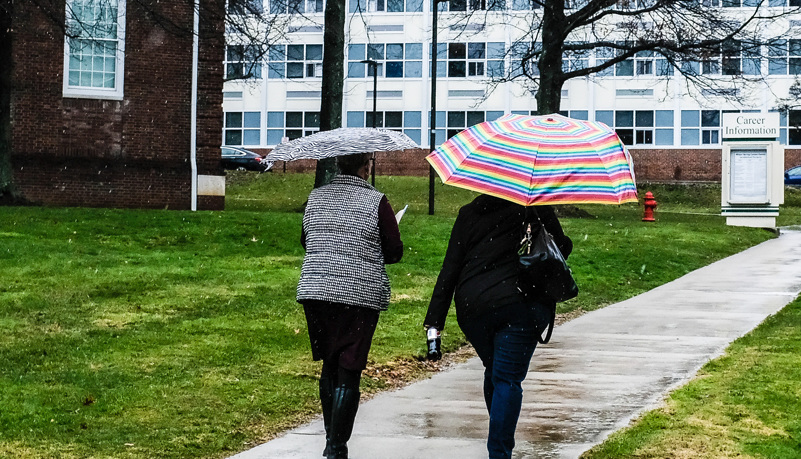 Woman with Umbrella