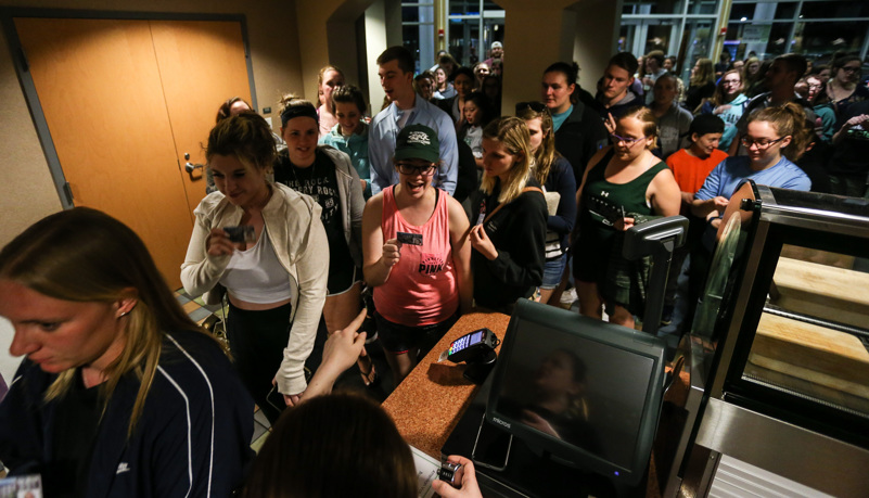 Students entering