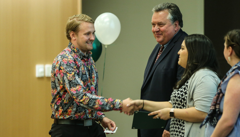 Global graduates receive their pins