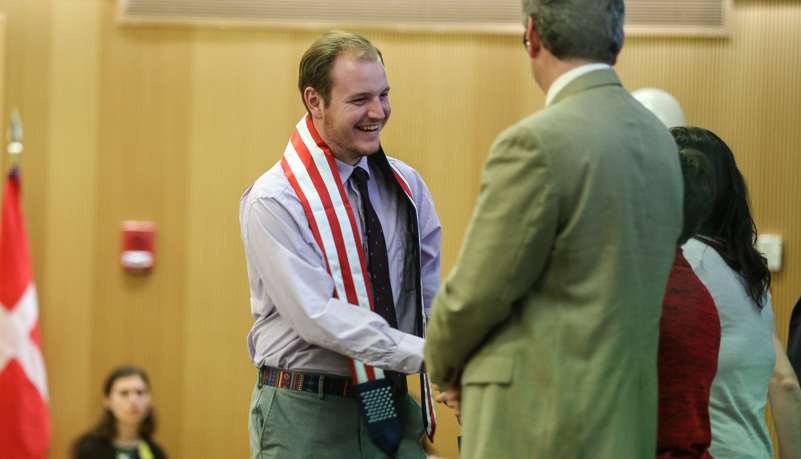 Global graduates receive their pins