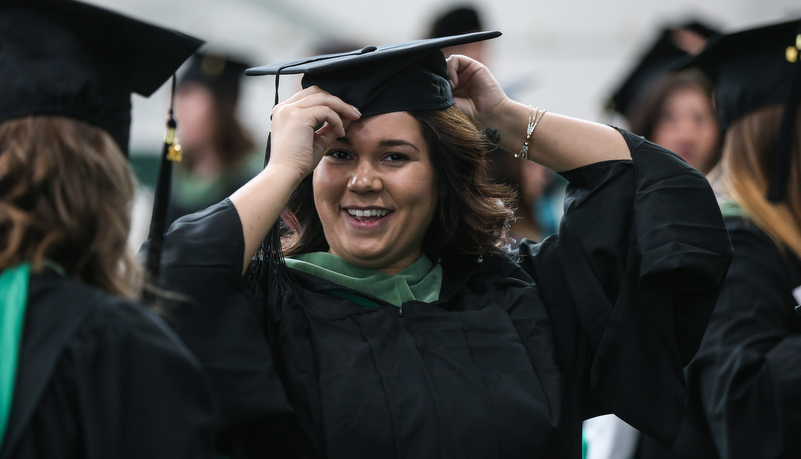 Graduate prepares