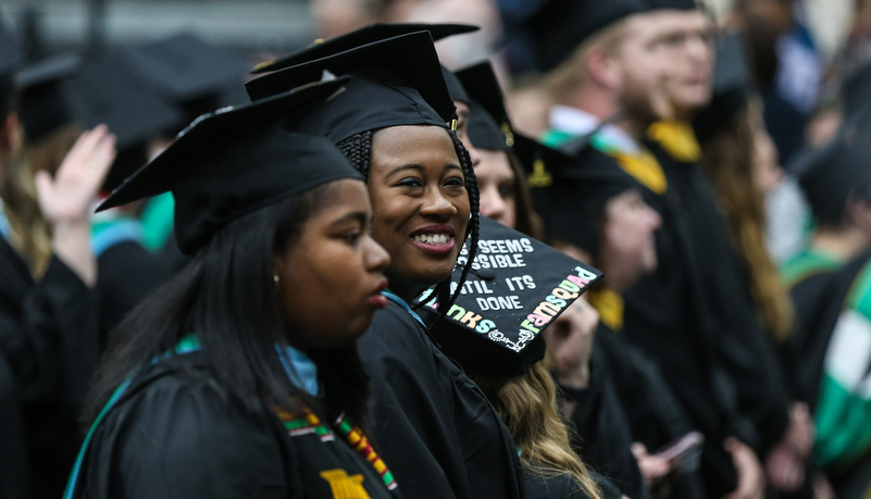 Graduate prepares