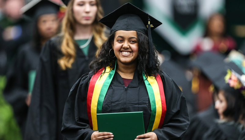 Woman with diploma